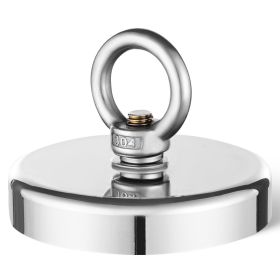 VEVOR Fishing Magnet, 1000 LBS/454 Kg Pulling Force Super Strong Neodymium Fishing Magnet